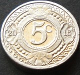 Cumpara ieftin Moneda exotica 5 CENTI - ANTILELE OLANDEZE (Caraibe), anul 2016 * cod 815 B, America Centrala si de Sud