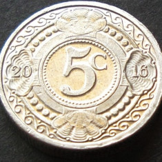Moneda exotica 5 CENTI - ANTILELE OLANDEZE (Caraibe), anul 2016 * cod 815 B