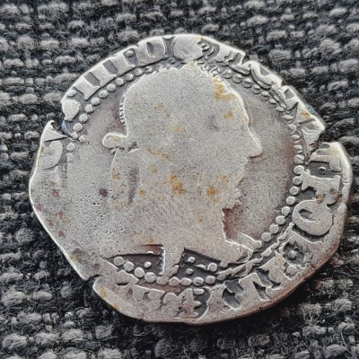Franta 1 francs / franc 1584 F/Angers argint Henric lll foto