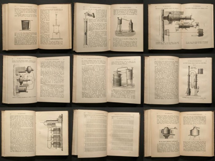 2 carti vechi c. 1900 FABRICAREA ALCOOLULUI Manual Practic Tehnologie DISTILARE ALAMBIC Alcool Bauturi spirtuase Coniac Rachiu Tehnologia Lb. Germana