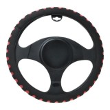 Husa volan rosu, din burete, diametru 37-39cm