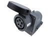 Conector alimentare AC trifazat AMPHENOL IP&amp;S 20A 5 pini soclu mamă IP67