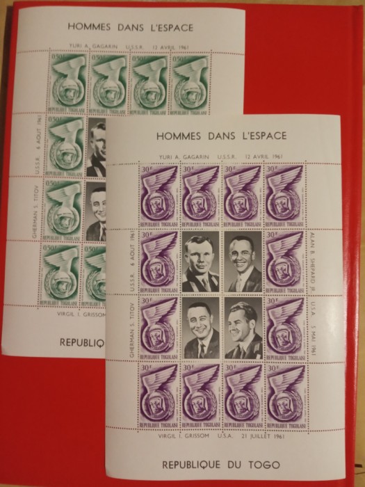 TOGO, SPACE - BLOCURI MNH