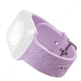 Cumpara ieftin Curea Silicon, compatibila Apple Watch 9|8|7|6|5|4|3|2|1 Series, 49mm|45mm|44mm|42mm, Lilac breeze
