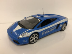 Macheta Lamborghini Gallardo - Italia POLICE Masini de Politie scara 1:43 foto