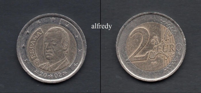 SPANIA 2002, 2 euro