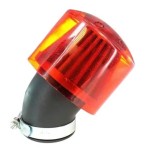 Filtru Aer Sport Scuter 35mm cu Cot si Protectie Plastic Motorevolution Universal