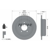 Set disc frana Jeep Grand Cherokee I (Zj Zg) 09.91-04.99, Wrangler I (Yj Sj) 08.86-08.96, Spate, 285X11mm, plin, TEXTAR
