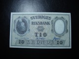 SUEDIA 10 KRONOR 1958 UNC