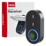 Receptor Bluetooth AUX 3,5 mm AMiO 04658 cu microfon si Hands-Free