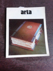 REVISTA ARTA PLASTICA NR.9-10/1980 foto