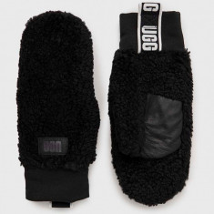 UGG manusi femei, culoarea negru