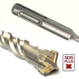 Burghiu pentru ciocan SDS-PLUS 4 tăișuri &Oslash; 6,5mm x 210mm lungime