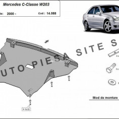 Scut metalic motor Mercedes C-Class W203 fabricat incepand cu 2000 APS-14,088