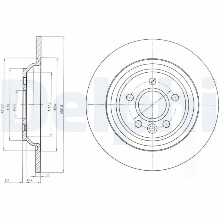 DELPHI BG4239C Disc frana