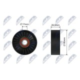 Rola intinzator curea transmisie Chrysler Voyager, Dodge Caravan, Plymounth Voyager 3.0 1990.10&amp;lt; -&amp;gt; 03.2001, 4536154AB