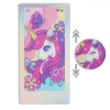 Carnet Notițe Unicorn 3D, 7x13.8cm, 40 File, Argintiu Multicolor, Copertă Dura, Oem