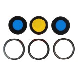 Geam Camera cu Rama Negru Apple iPhone 16 Pro - Inlocuire Obiectiv Foto