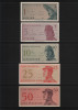 Indonezia Indonesia Set 1+5+10+25+50 sen 1964 unc, Asia