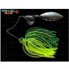 Spinnerbait Bertilure Cu Doua Palete SHALLOW KILLER COLORADO Model SALCIE Culoare CHARTREUSE-LIME TIGER 11, Berti