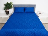 Cumpara ieftin Pilota de vara 200x220 Somnart Belina, microfibra, lavabila la masina, vidata, Ultramarin