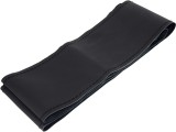 Husa volan piele LUX 45cm/11.5cm NEGRU