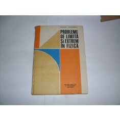 Probleme De Limita Si Extrem In Fizica - Romulus Sfichi , 20907