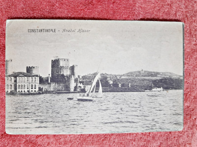 Carte postala, Constantinopole - Anadol Hissar, inceput de secol XX foto