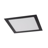 Mini Panou LED Patrat Negru ST 20W 6400K IP40 - NOVELITE