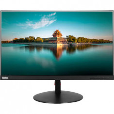 Monitor IPS LED Lenovo ThinkVision 23.8?, Full HD, VGA, HDMI, Display Port, Negru, T24i-10 foto