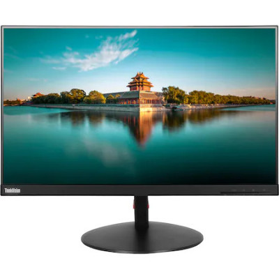 Monitor IPS LED Lenovo ThinkVision 23.8&amp;Prime;, Full HD, VGA, HDMI, Display Port, Negru, T24i-10 foto