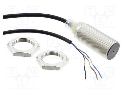 Senzor inductiv OMRON E2B M18 0-8mm PNP NO 10-30V IP67 alamă foto
