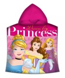 Prosop de plaja tip poncho Printese Disney 50 100