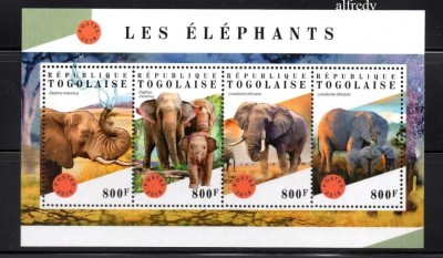 TOGO 2018, Fauna, serie neuzata, MNH foto