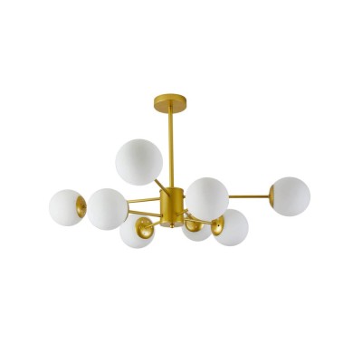 Pendul Lace 8XE27 IP20, auriu, Erste foto