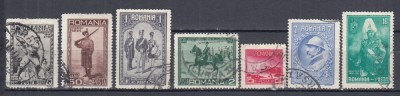 ROMANIA 1931 LP 89 CENTENARUL ARMATEI SERIE STAMPILATA foto