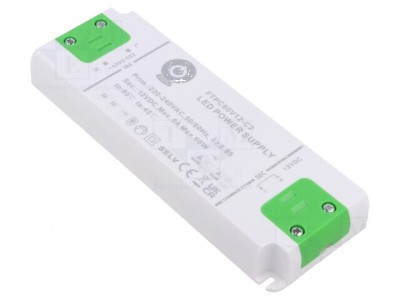 Alimentator LED 60W 12VDC 5A foto