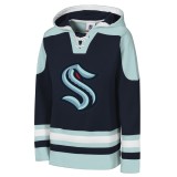 Seattle Kraken hanorac cu glugă pentru copii NHL Ageless Must Have &ndash; Home Pullover - 136&ndash;152 cm (9&ndash;12 ani)