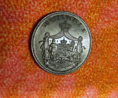 10 BANI 1867 HEATON, exceptionala foto