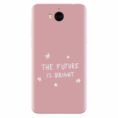 Husa silicon pentru Huawei Y5 2017, The Future Is Bright foto