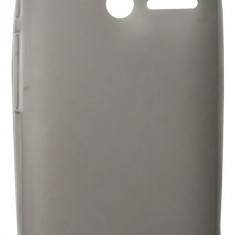 Husa silicon fumurie (cu spate mat) pentru Vodafone Smart First 6