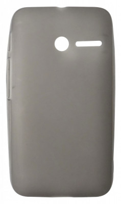 Husa silicon fumurie (cu spate mat) pentru Vodafone Smart First 6 foto