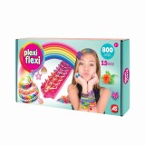 Plexi Flexi Gherghef Pentru Impletit Cu 800 Elastice Din Cauciuc Si 15 Accesorii