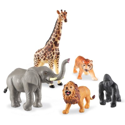 Set animale jungla - figurine mari pentru bebelusi foto