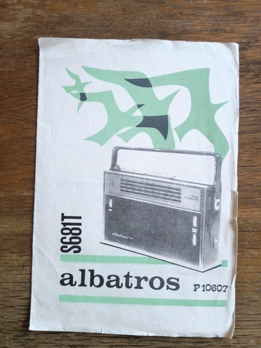 Instructiuni de utilizare radio Albatros P 10607 / CD1P