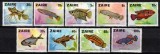 C5900 - Zair 1978 - Fauna 9v.neuzat MNH