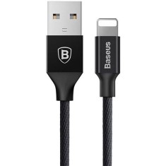 Cablu date Baseus pentru iPhone, 120 cm, Negru