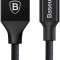 Cablu date Baseus pentru iPhone, 120 cm, Negru