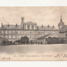 FV4-Carte Postala- FRANTA - Nancy, Grand Seminaire, circulata 1902