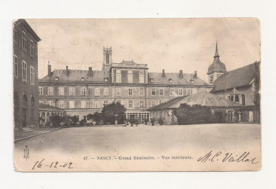 FV4-Carte Postala- FRANTA - Nancy, Grand Seminaire, circulata 1902 foto